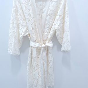 White Lace / Bridal Robe